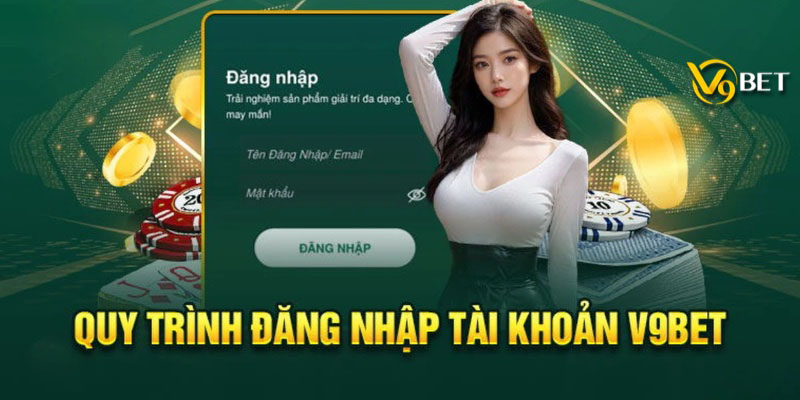 Cách để đăng nhập V9bet cũng thực sự đơn giản